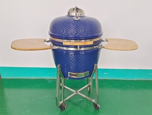 Встроенный термометр 24 дюйма Камадо гриль с литой железой кулинарной поверхности